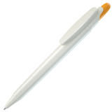 OTTO, ручка шариковая, желтый/белый, пластик