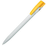 KIKI EcoAllene, ручка шариковая, желтый/серый, пластик