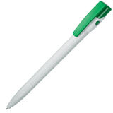 KIKI EcoAllene, ручка шариковая, зеленый/серый, пластик