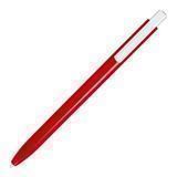 ELLE, ручка шариковая, красный/белый, пластик