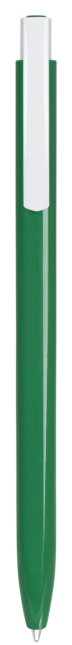 ELLE, ручка шариковая, темно-зеленый/белый, пластик